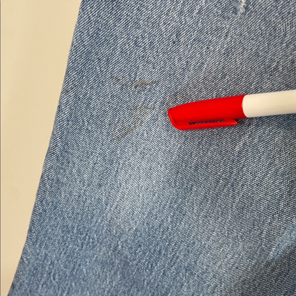 Abercrombie & Fitch Curve Love Ultra High Rise 90s Straight Jean *As Is* 29 8L - Picture 7 of 15